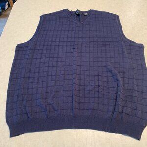 IZOD Navy Blue Men's Pullover Sweater Vest XL
